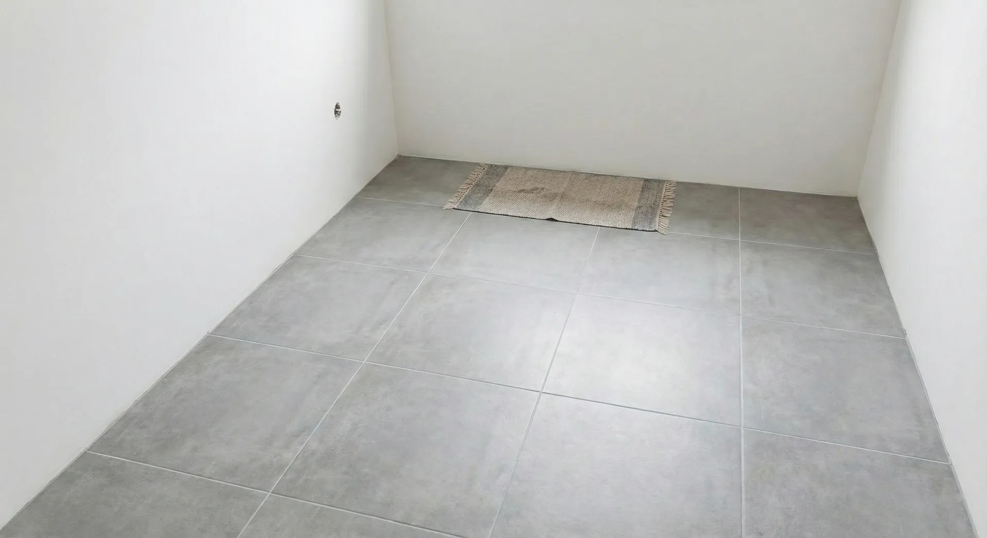 Après travaux de carrelage - sol fini par MP Carrelage Mulhouse